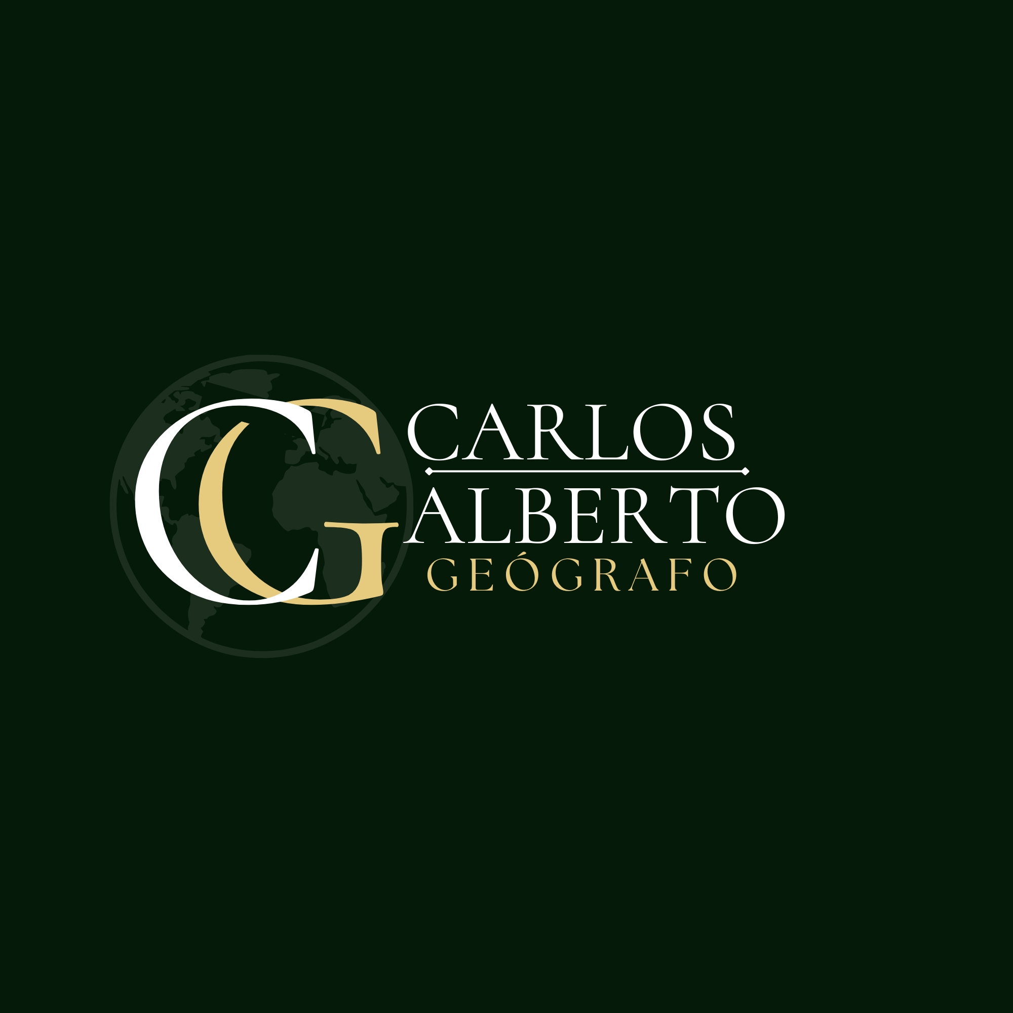 Logo Carlos Alberto Geógrafo